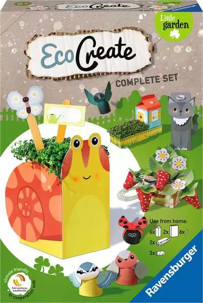 EcoCreate Midi - Kleiner Garten - Bastelset für Kinder ab 6 Jahren