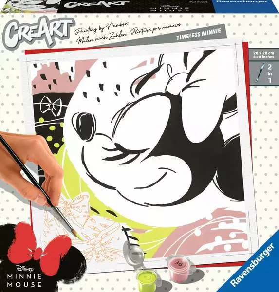 CreArt Timeless Minnie - Malen nach Zahlen für Erwachsene