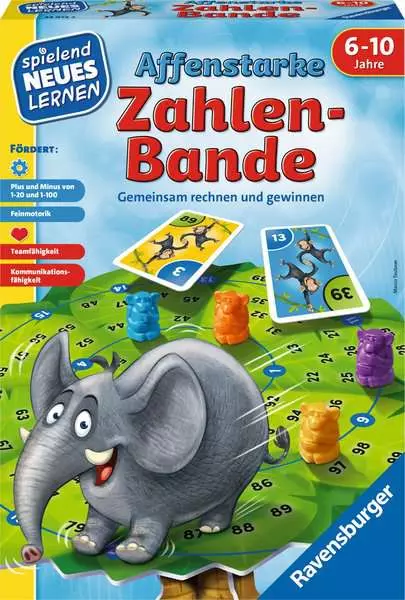 Affenstarke Zahlen-Bande - Kinderspiel ab 6 Jahren
