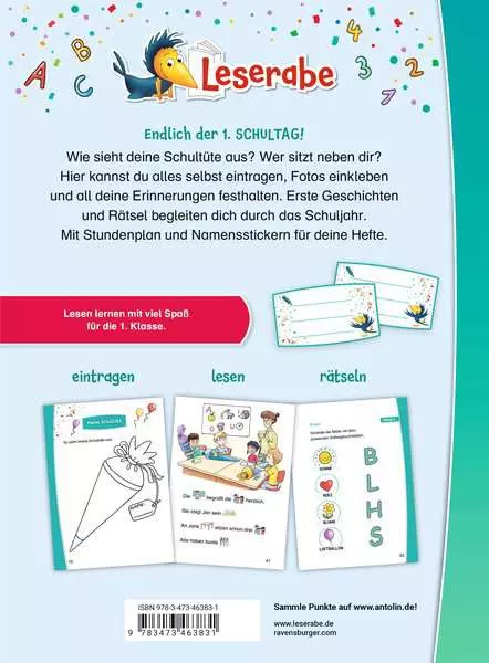 Leserabe Sonderausgaben - Juhu. jetzt bin ich Schulkind!