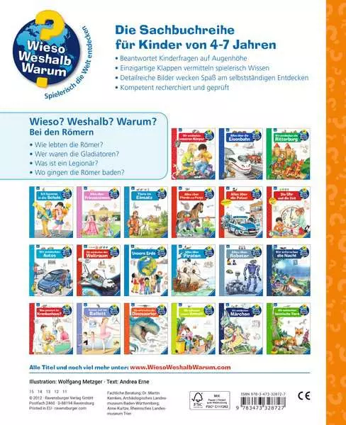 Ravensburger Wieso? Weshalb? Warum?. Band 30 - Bei den Römern