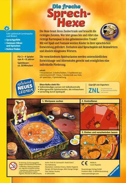 Die freche Sprech-Hexe - Kinderspiel ab 4 Jahren