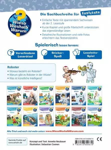Ravensburger Wieso? Weshalb? Warum? Erstleser. Band 14 - Roboter