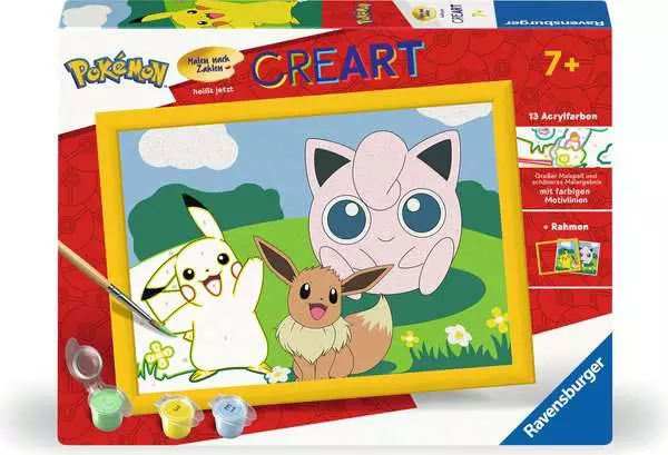 CreArt Abenteuer - Malen nach Zahlen für Kinder ab 7 Jahren