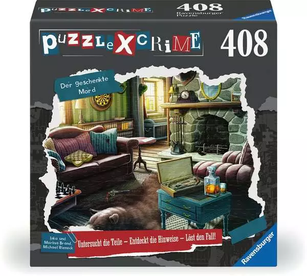 Puzzle 408 Teile - Puzzle X Crime: Der geschenkte Mord