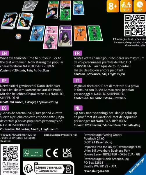 Naruto Shippuden: PUSH - Kartenspiel ab 8 Jahren