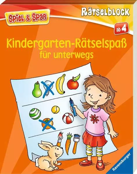 Spiel & Spaß - Kindergarten-Rätselspaß für unterwegs