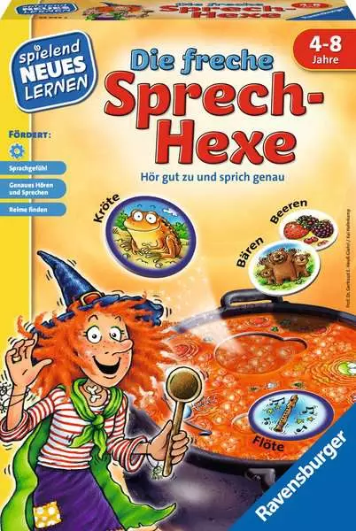 Die freche Sprech-Hexe - Kinderspiel ab 4 Jahren