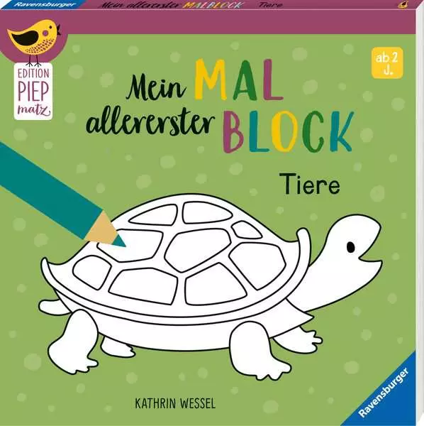 Edition Piepmatz: Mein allererster Malblock - Tiere