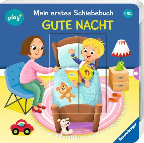 Play+ Mein erstes Schiebebuch Gute Nacht - ab 18 Monate