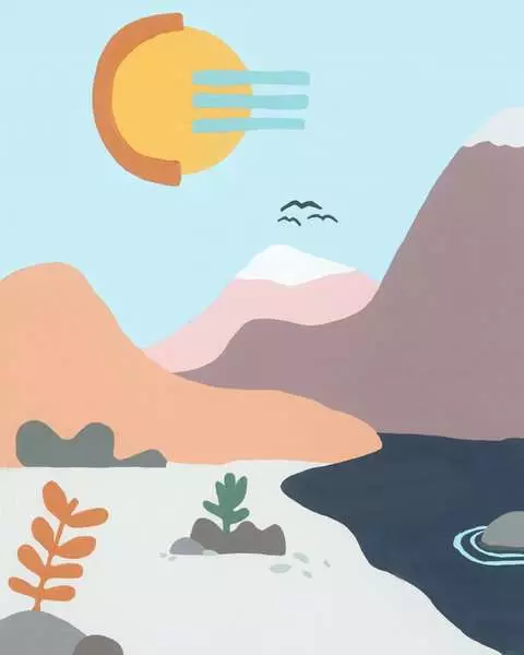 CreArt Am Fluss - Malen nach Zahlen für Erwachsene