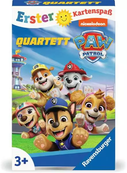 Paw Patrol: Quartett - Kinderspiel ab 3 Jahren