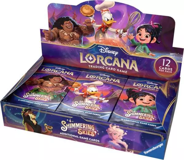 Disney Lorcana: Shimmering Skies - Display mit 24 Booster Packs (Englisch)