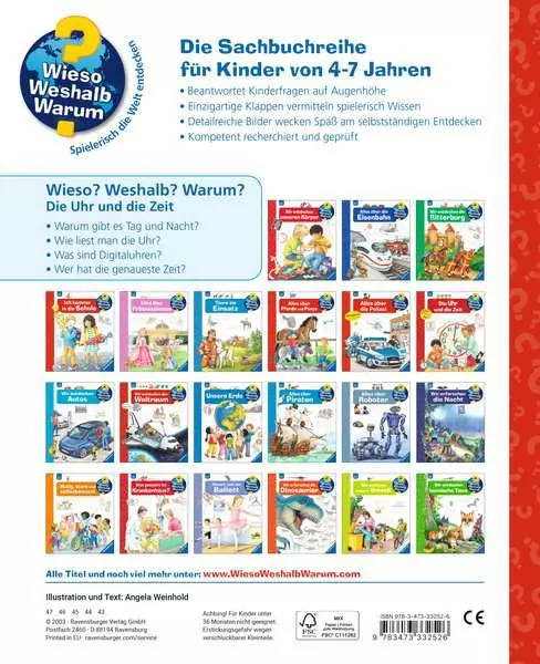 Ravensburger Wieso? Weshalb? Warum?. Band 25 - Die Uhr und die Zeit