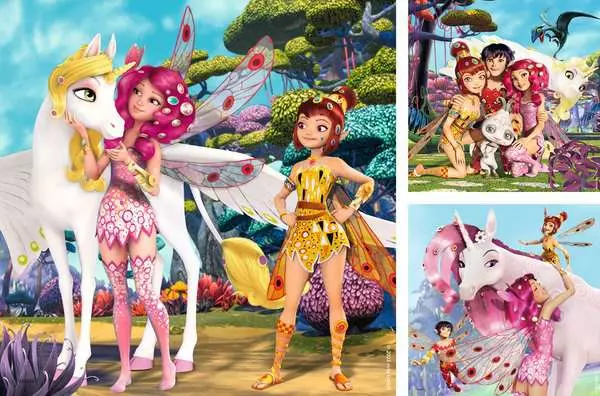 Kinderpuzzle ab 5 Jahren - Im Land der Elfen und Einhörner - 49 Teile