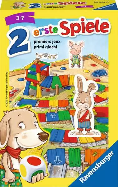 2 erste Spiele - Reisespiel ab 3 Jahren