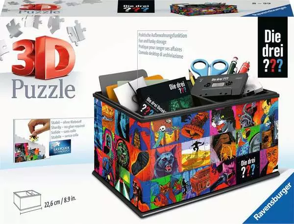 3D Puzzle Aufbewahrungsbox Die drei ???