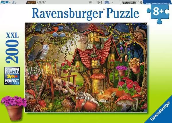 Kinderpuzzle ab 8 Jahren - Das Waldhaus - 200 Teile