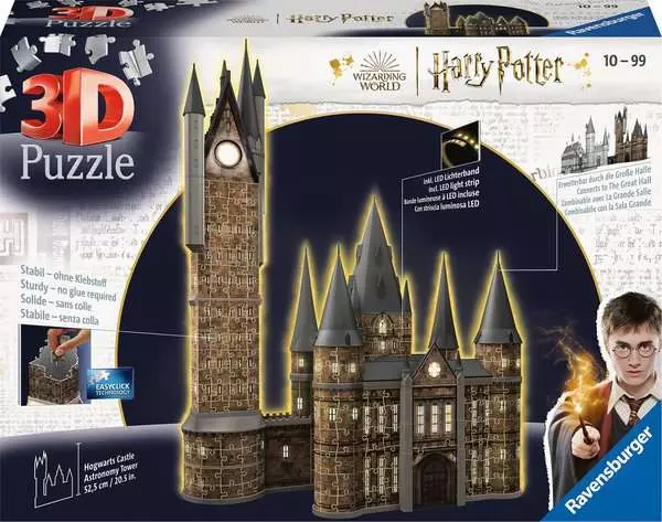3D Puzzle Hogwarts Schloss - Astronomieturm - Night Edition
