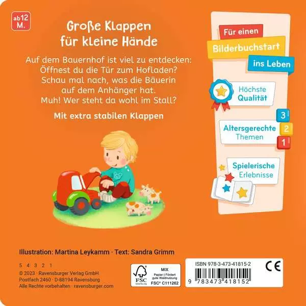 Was siehst du? Klapp auf. klapp zu! Mein Bauernhof