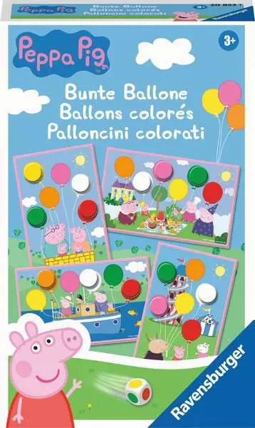 Peppa Pig: Bunte Ballone - Reisespiel ab 3 Jahren