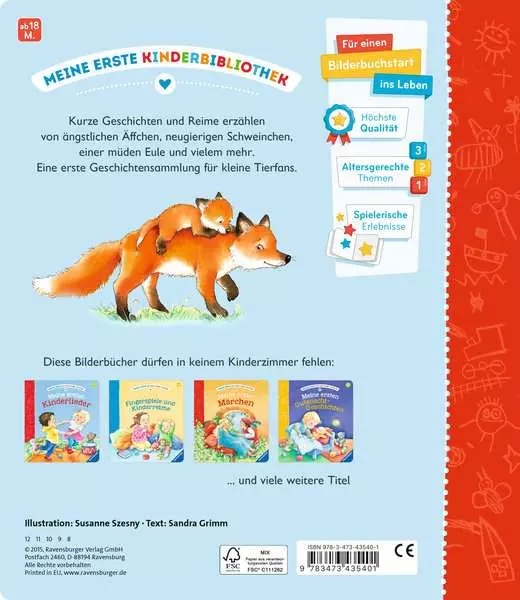 Meine erste Kinderbibliothek - Meine ersten Tiergeschichten