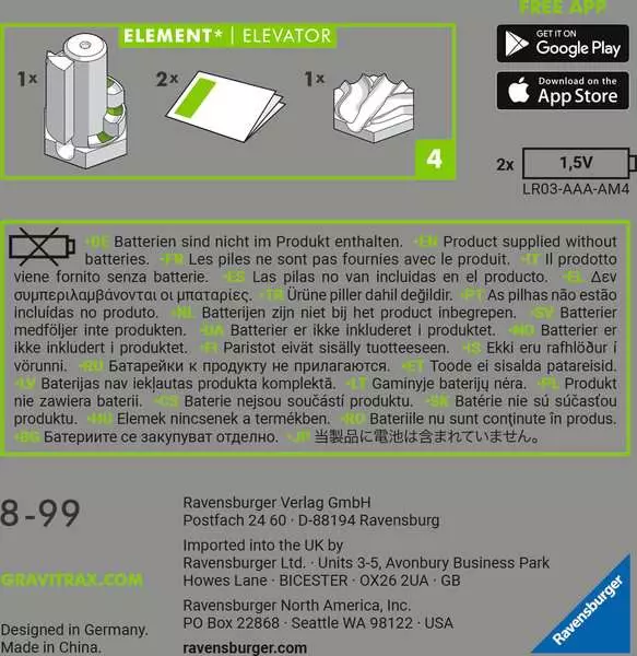 Elevator - Kugelbahn-Erweiterung für Kinder ab 8 Jahren