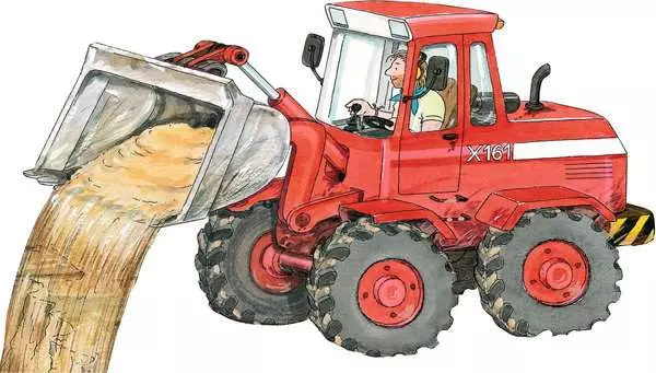 Kinderpuzzle ab 3 Jahren - Mein Bagger - 15 Teile