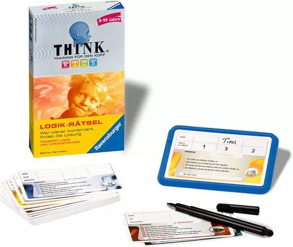 THINK® Kids Logik-Rätsel - Reisespiel ab 8 Jahren