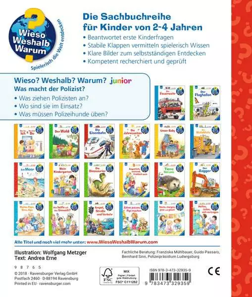 Ravensburger Wieso? Weshalb? Warum? junior. Band 65 - Was macht der Polizist?