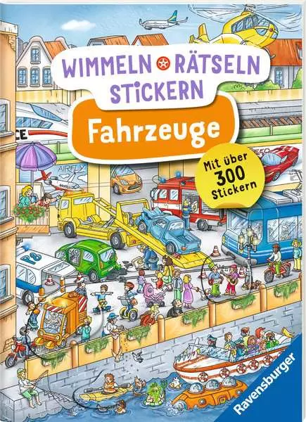 Wimmeln Rätseln. Stickern: Fahrzeuge