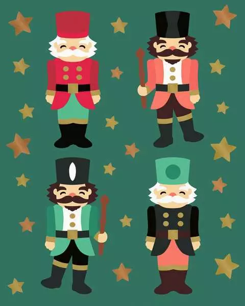 CreArt Christmas Nutcracker Delight - Malen nach Zahlen für Erwachsene