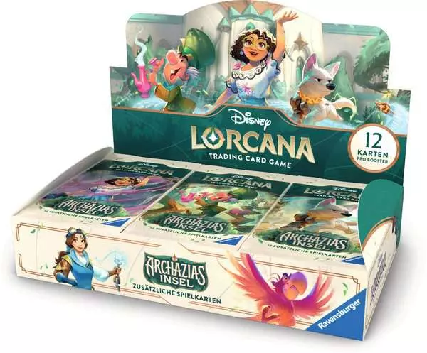 Disney Lorcana: Archazias Insel - Display mit 24 Booster Packs (Deutsch)