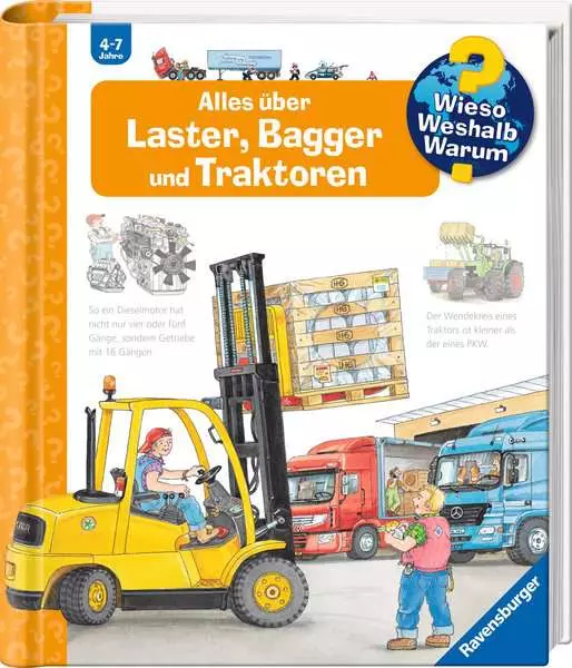 Ravensburger Wieso? Weshalb? Warum? Band 38 - Alles über Laster. Bagger und Traktoren