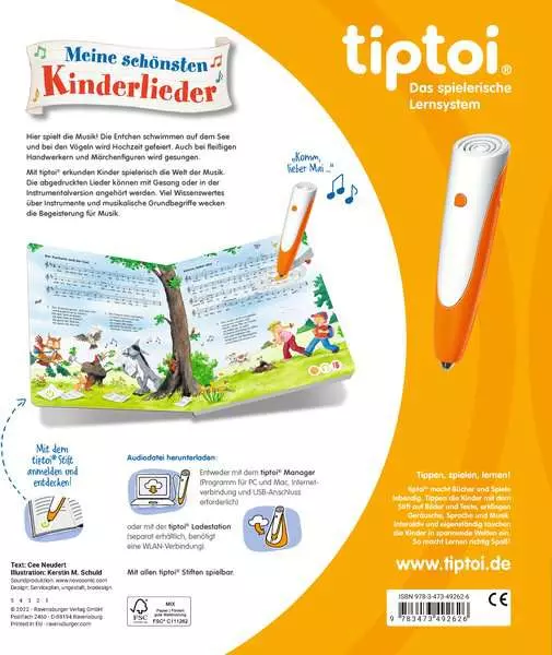 tiptoi® Liederbücher - Meine schönsten Kinderlieder