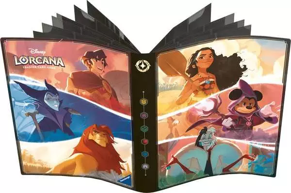 Disney Lorcana: Set 5-8 -Sammelalbum Micky Vaiana. Cruella De Vil