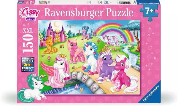 Kinderpuzzle ab 7 Jahren - Die zauberhafte Welt der Lissy PONYs - 150 Teile
