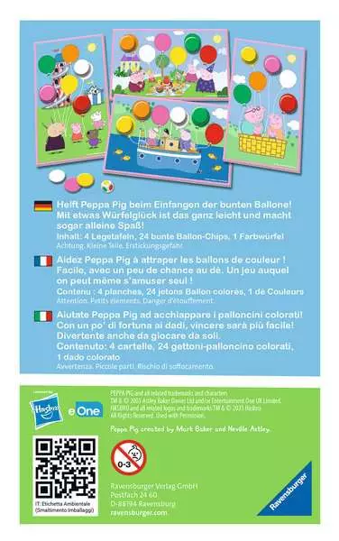 Peppa Pig: Bunte Ballone - Reisespiel ab 3 Jahren