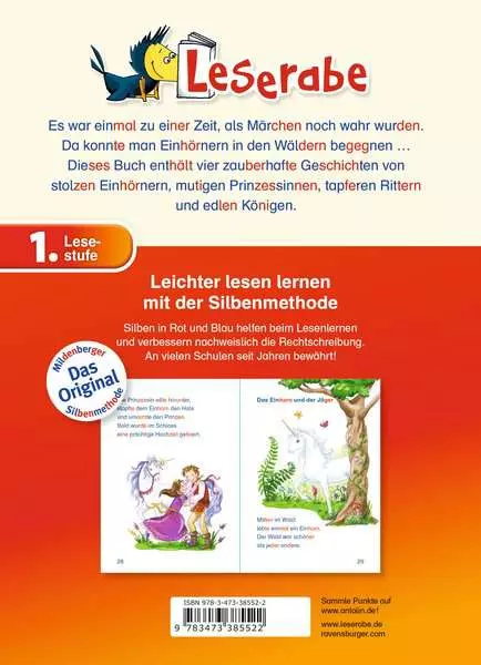 Leserabe mit Mildenberger Silbenmethode - Einhorngeschichten