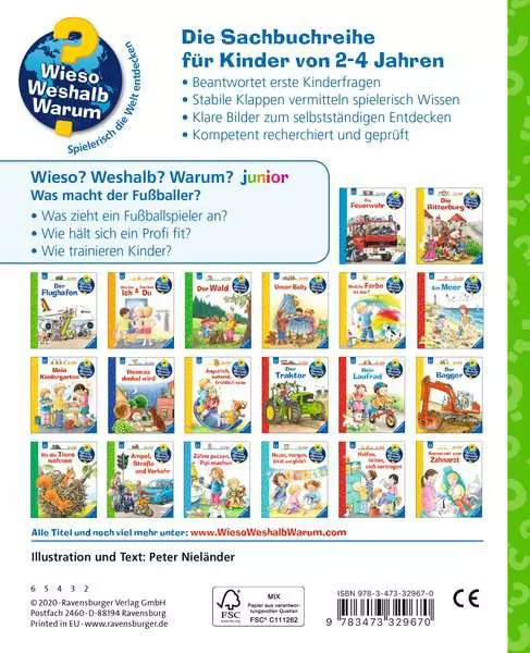 Ravensburger Wieso? Weshalb? Warum? junior. Band 68 - Was macht der Fußballer?
