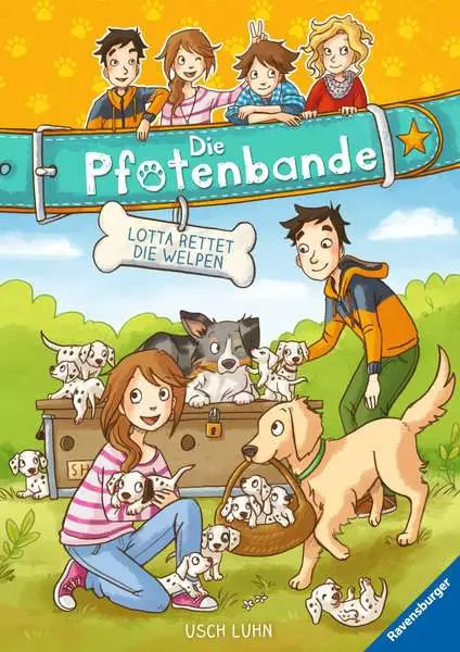 Die Pfotenbande. Band 1 - Lotta rettet die Welpen