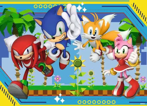 Kinderpuzzle ab 6 Jahren - Nichts kann Sonic aufhalten - 100 Teile