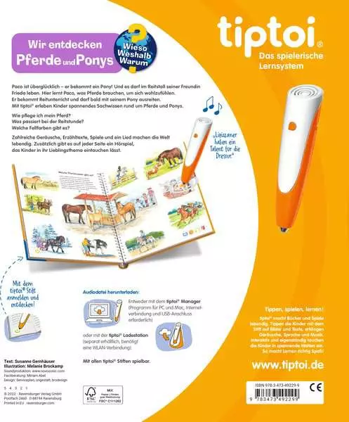 tiptoi® Wieso? Weshalb? Warum? - Wir entdecken Pferde und Ponys