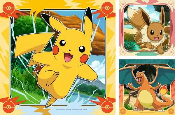Kinderpuzzle ab 5 Jahren - Pokémon - 49 Teile