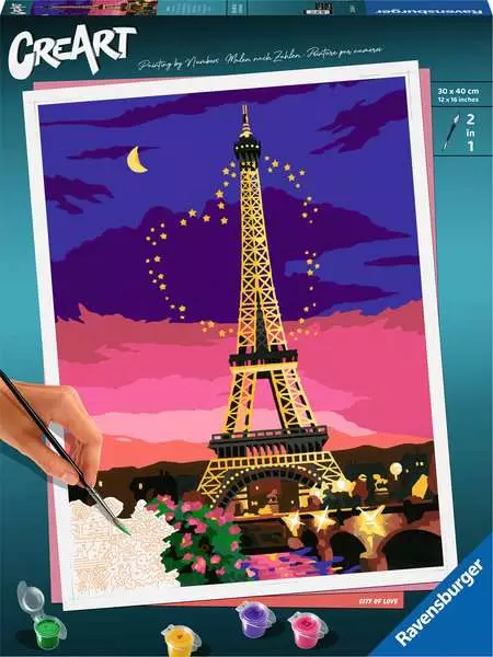 CreArt Stadt der Liebe - Malen nach Zahlen für Erwachsene