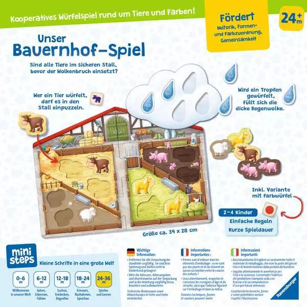 Unser Bauernhof-Spiel - Kinderspiel ab 2 Jahren