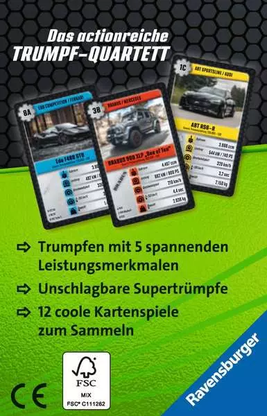Supertrumpf Car Tuning - Kartenspiel ab 7 Jahren
