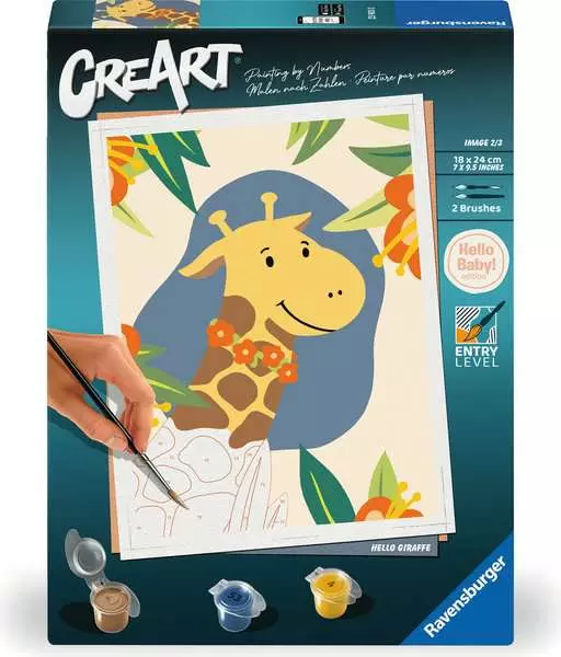 CreArt Giraffe - Malen nach Zahlen für Erwachsene