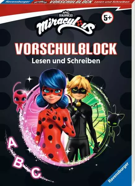 Miraculous - Mein Vorschulblock Lesen und Schreiben