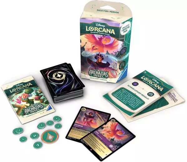 Disney Lorcana: Archazias Insel - Einzelspieler Deck Amethyst und Stahl (Deutsch)